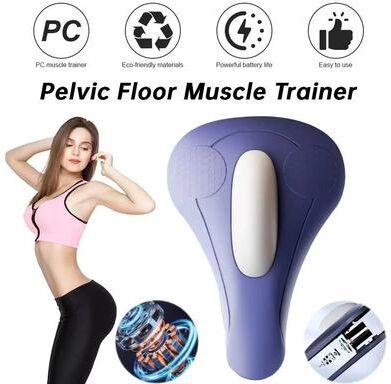 Uplift Essentials Sit On Pelvic Floor Muscle Trainer Kegel Fitness Cushion & Hip Strengthener High Yield Home & Office Wellness Hub blue