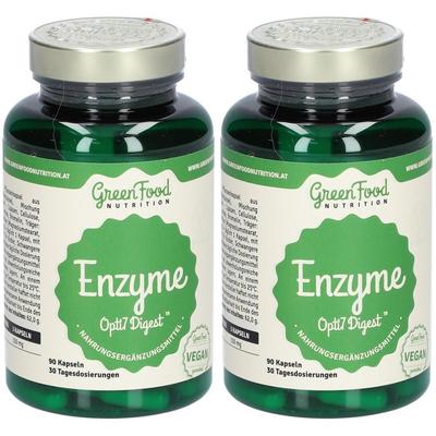 GreenFood Nutrition Enzymes Opti7 Digest 90cps 2x 2x90 St Kapseln