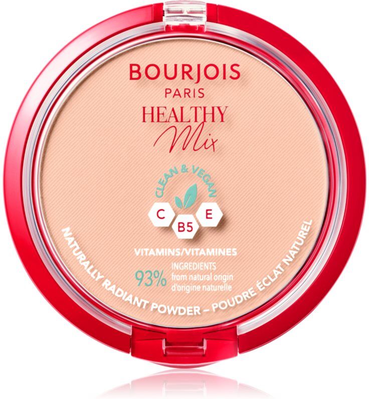 Bourjois Healthy Mix mattifying powder for radiant-looking skin shade 03 Rose Beige 10 g