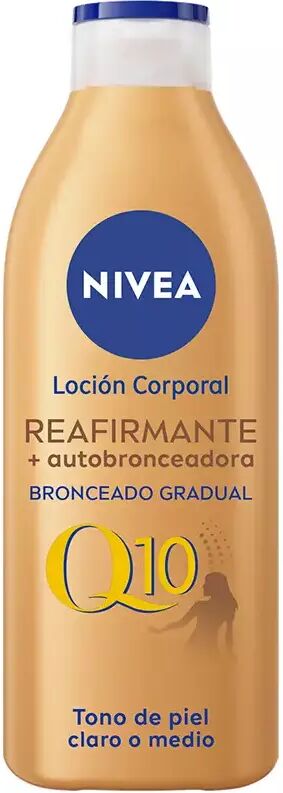 Nivea Q10 Reafirmante + Autobronceadora Loción Corporal 400 ml