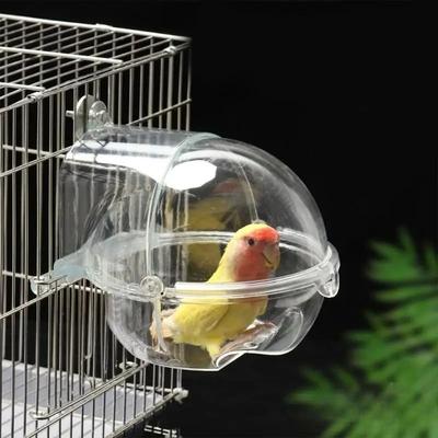Pet Bird Parrot Transparent Bathing Tub Pet Bird Parrot Transparent Bathing Tub
