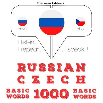 1000 essential words in Czech - JM Gardner, Audio, 9782821129009