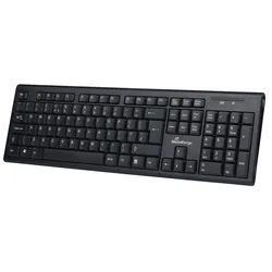 MediaRange Tastatur kabellos MROS111 schwarz