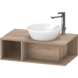 Duravit Waschtischunterschrank wandhängend „D-Neo“ 80 × 26 × 48 cm Eiche Marmoriert