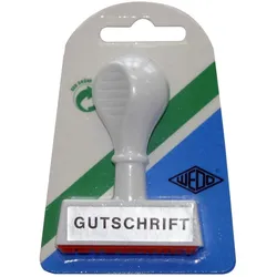 Stempel Text Gutschrift - Abdruck 45 mm