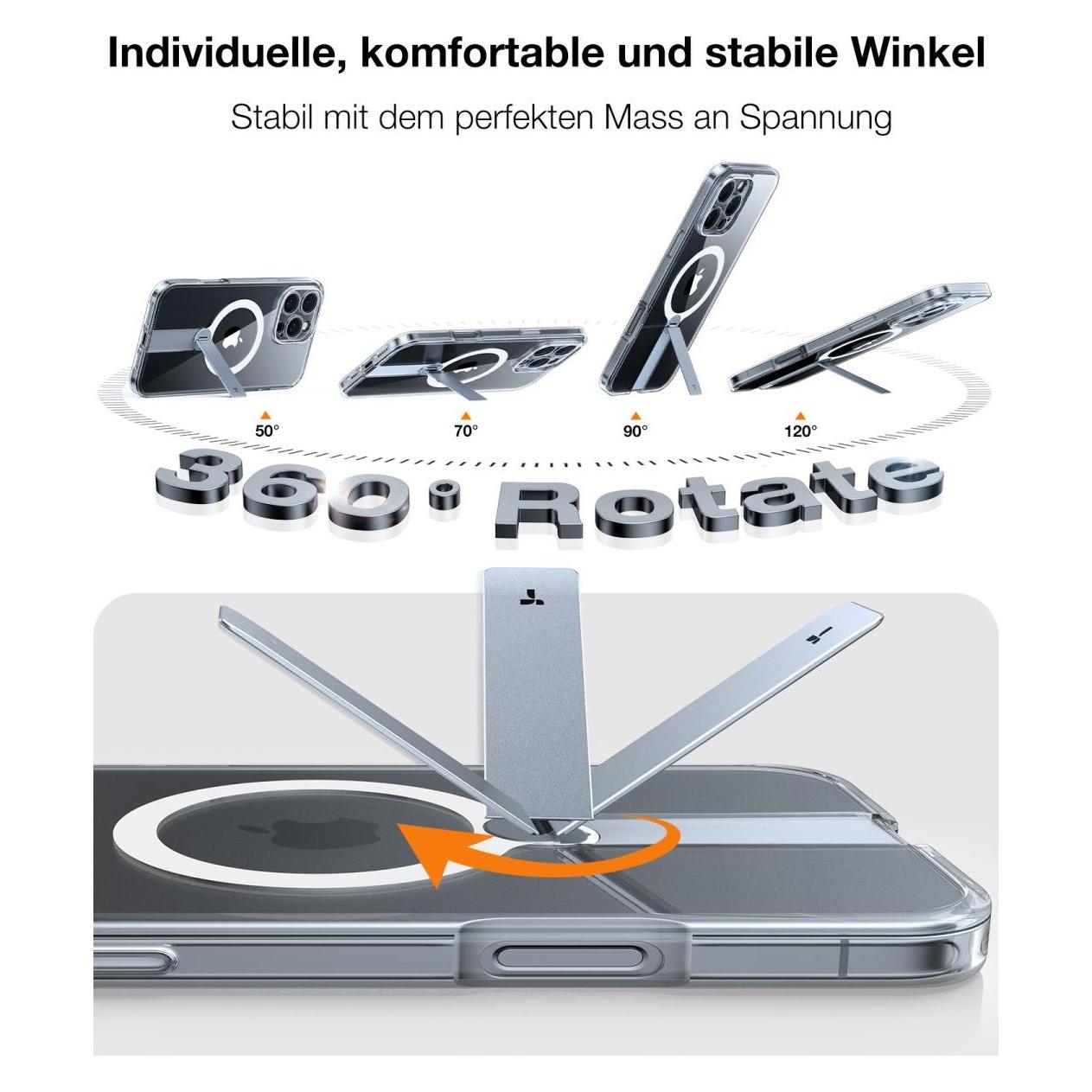 Torras Pstand Spin 3 in 1 Set (Apple iPhone 16 Pro) (X00FX1530)