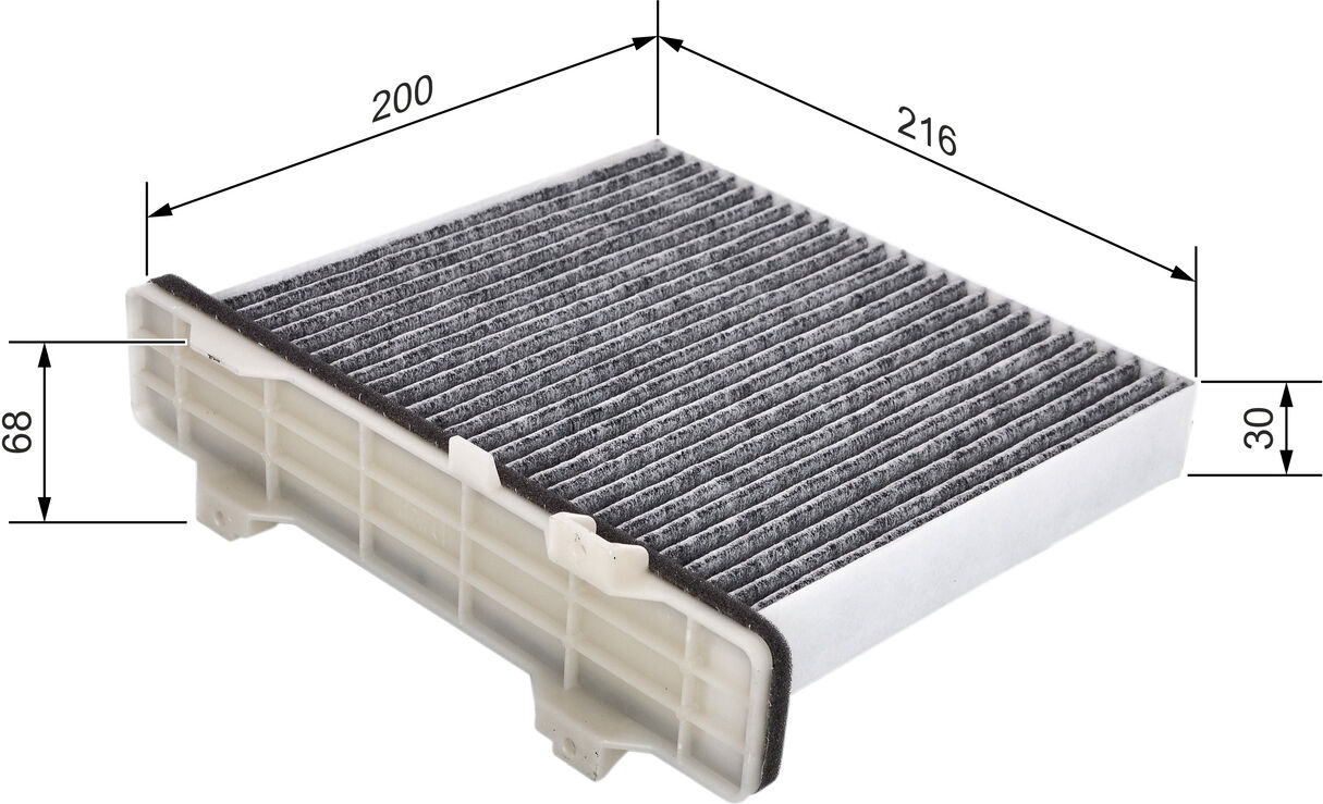 Bosch Filter, Innenraumluft 1 987 435 519 Für Mitsubishi