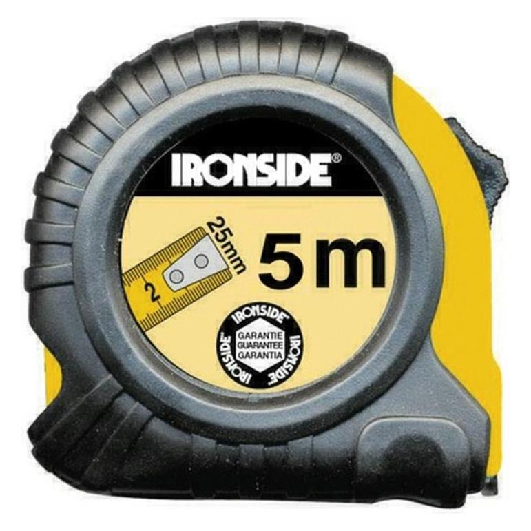 Ironside 150211 Rollbandmass mit Stop 3 m 19mm Band gummiert (3 m) (150211)