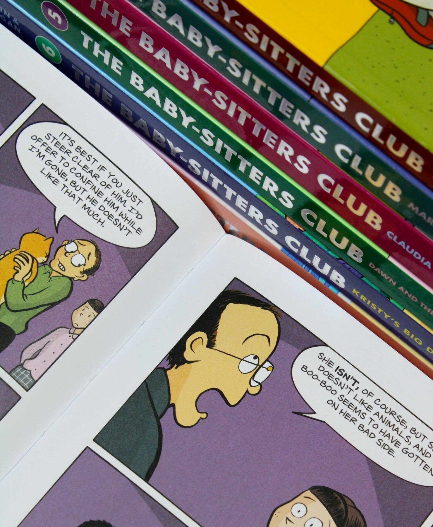 Scholastic The Baby-Sitters Club Graphic Novels 7 Books Box Set Collection by Ann M. Martin