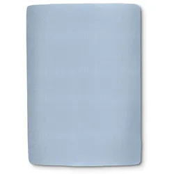 fleuresse Spannbettlaken Comfort 180 x 200 cm Jersey Blau Hellblau