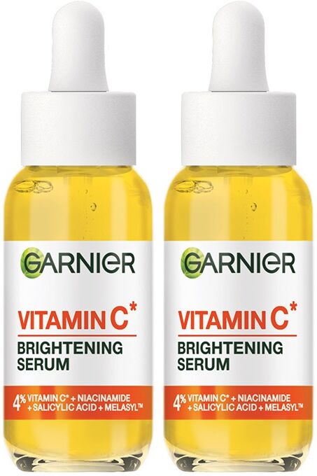 Garnier Skinactive Vitamin C Brightening Serum for Face  Double