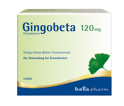 betapharm Arzneimittel GmbH GINGOBETA 120 mg Filmtabletten 120 St 12461686