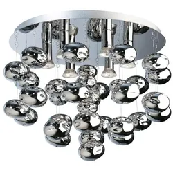 Azzardo AZ2541 Pendelleuchte Luvia 6x40W | GU10 | IP20 - chrom