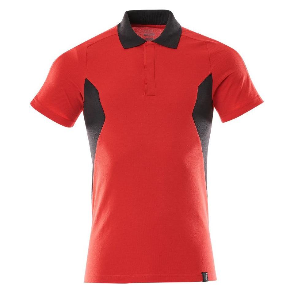 Mascot Polo-Shirt, moderne Passform Polo-shirt Grösse XL ONE, verkehrsrot/schwarz (XL) (229309)