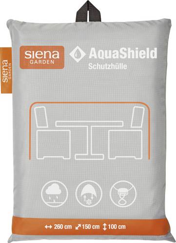 Siena Garden AquaS.Sitzg.h.260x150x100 T44675 Schutzhülle Polyester Hellgrau