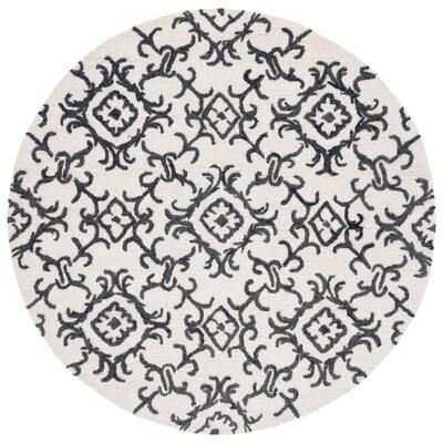 SAFAVIEH Handmade Blossom Linna Modern Floral Wool Rug