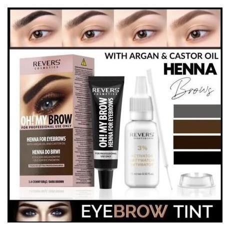 Revers Henna Augenbrauen Wimpernfärbung (Braun Schwarz) (46367121)