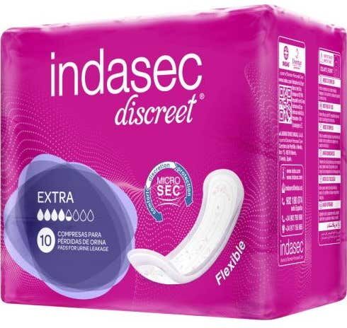 indasec Discreet Extra Compresa Perdidas Leves 1