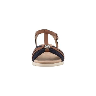 Mules TOM TAILOR "Tom Tailor Flat Sandals - Mules", Damen, Gr. 37, braun (navy), Schuhe