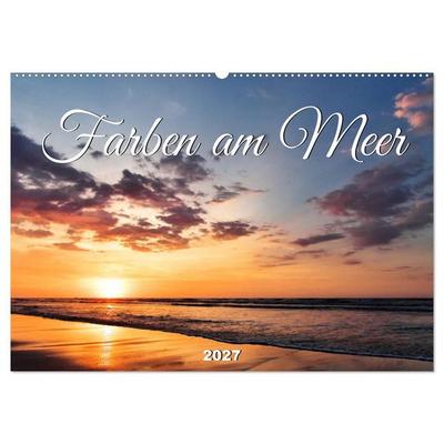 Farben am Meer (Wandkalender 2027 DIN A2 quer), CALVENDO Monatskalender