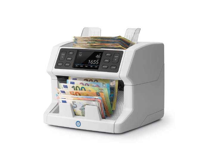 Safescan 2865-S Compteuse de billets non triés avec détection de faux - Gris