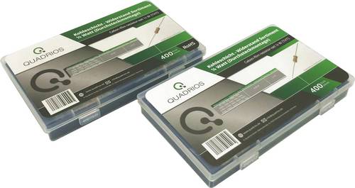Quadrios 2109P137 2109P137 Kohleschicht-Widerstand Sortiment axial bedrahtet 800 St. Box