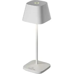 NEAPEL MICRO Design Akku-Tischlampe – kabellos, wetterfest & dimmbar weiß