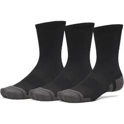 3er Pack UNDER ARMOUR Performance Tech Crew Socken 008 - ultimate black/ultimate black/jet gray L (42-47.5)
