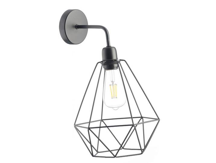 Wandleuchte Baldo Schwarz max. 22 Watt Wandlampe