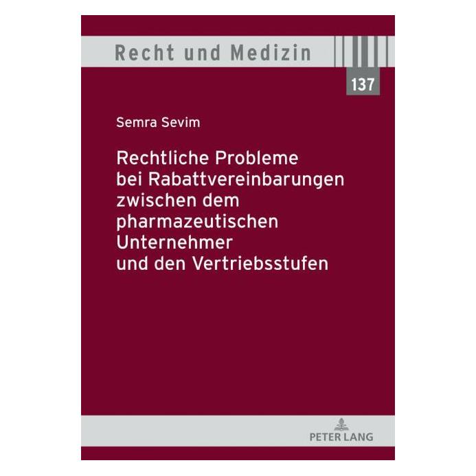 Peter Lang Sevim:Rechtliche Probleme bei Rabattver (Deutsch, Hardcover, Semra Sevim) (67840038)