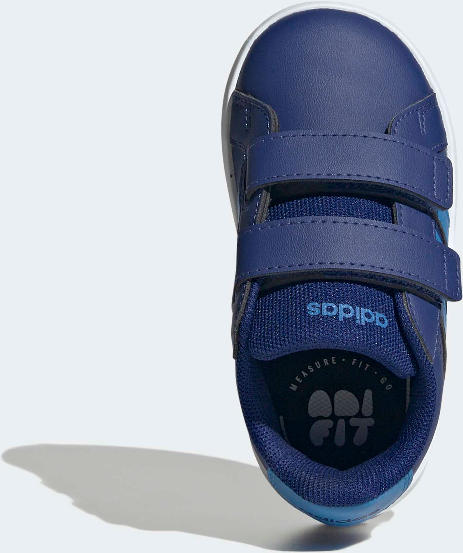 Sneaker ADIDAS SPORTSWEAR "GRAND COURT 3.0 KIDS", Jungen, Gr. 23, blau (mystery ink, lucid ray blau, mystery ink), Synthetik, Textil, Schuhe Sneaker, für Kinder mystery ink, lucid ray blau, mystery ink 23