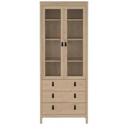 Tvilum Vitrine Madrid Holzoptik Braun Eiche