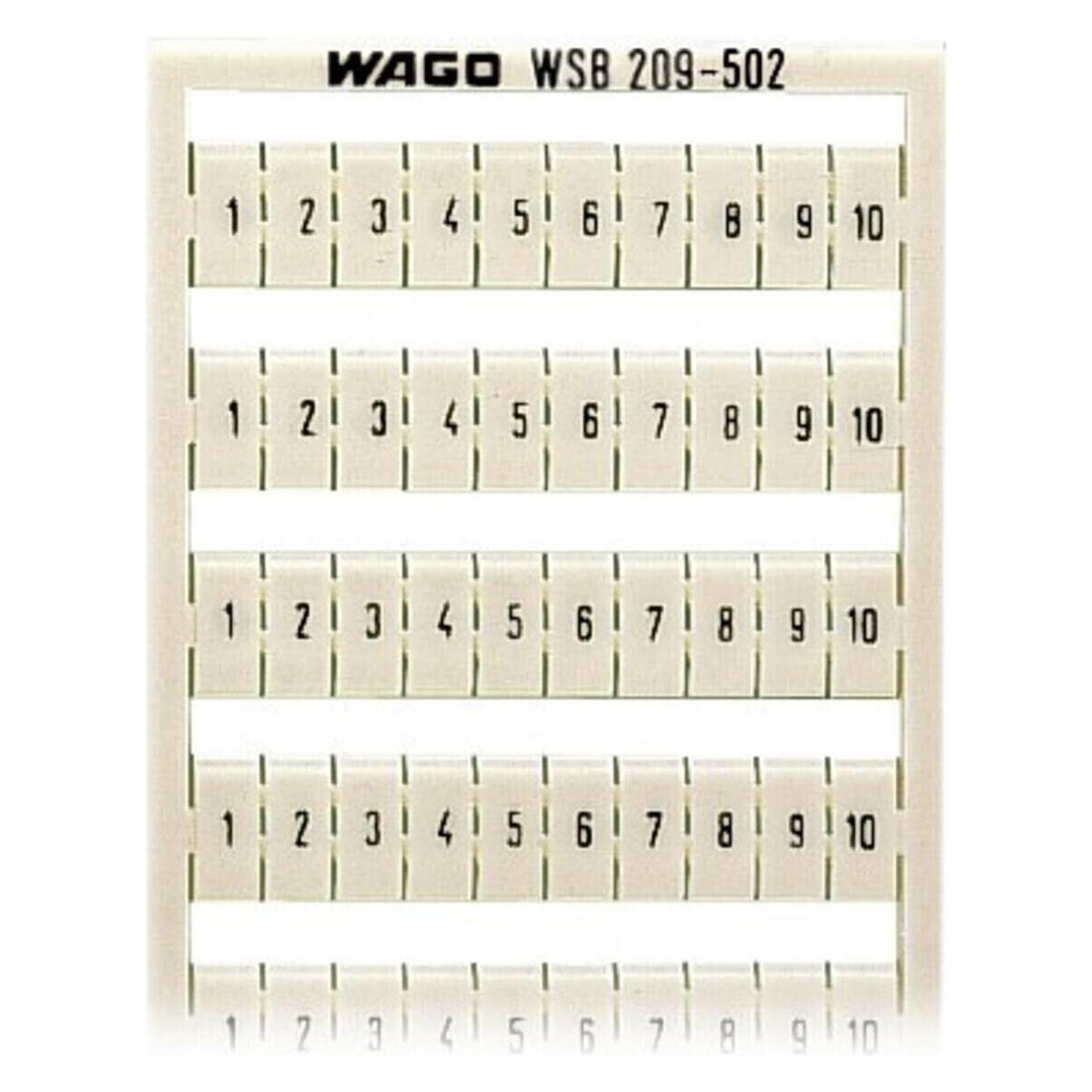 Wago WSB-Bezeichnungssystem (209-502)