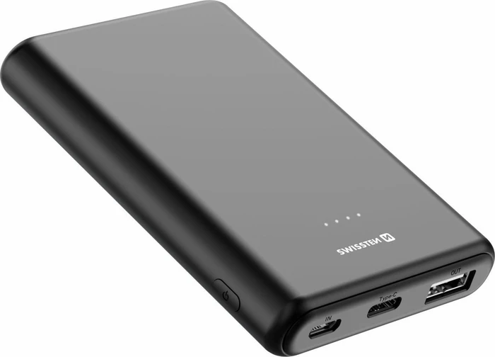 Swissten Power Line Power Bank 5000 mAh 20W Power Delivery Schwarz