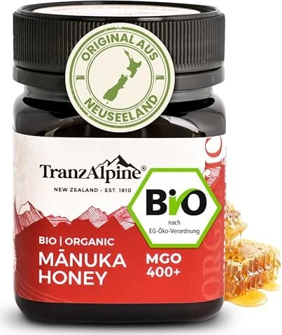 BIO Manuka Honig MGO 400+ TranzAlpine 250 g Gel