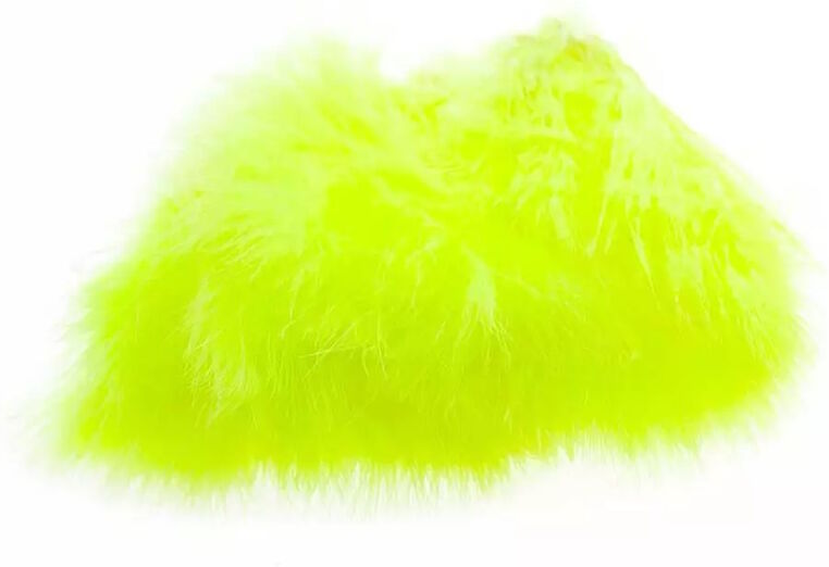 FlyCo Lystfisk.Dk Strung Marabou-Fluo Yellow