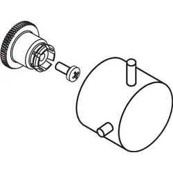 Hansgrohe Griff Axor Starck Unterputzventil chrom, 10991000 10991000