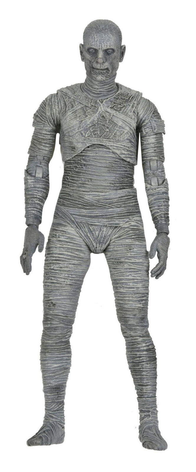 NECA Ultimate Mummy verzamelbare actiefiguur zwart-wit