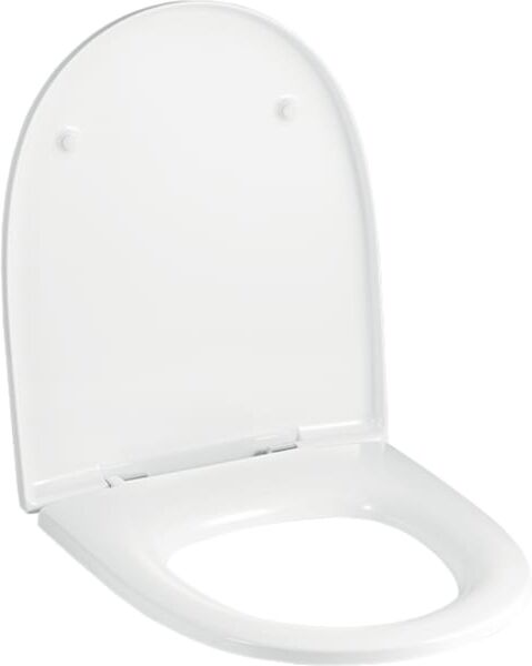 Geberit Vivano abattant de toilettes 574920068 pergamon, charnières métalliques, adapté aux toilettes 207500