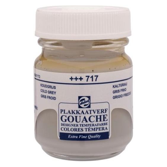Talens Gouache Extra Fine Quality Bottle Cold Grey 717 (50 ml) (ROY-08247172)