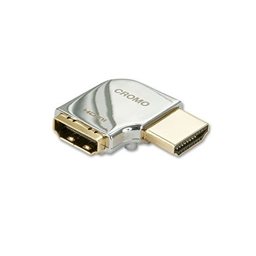 Lindy 41507 Cromo HDMI-adapter 90 graden rechts, zwart