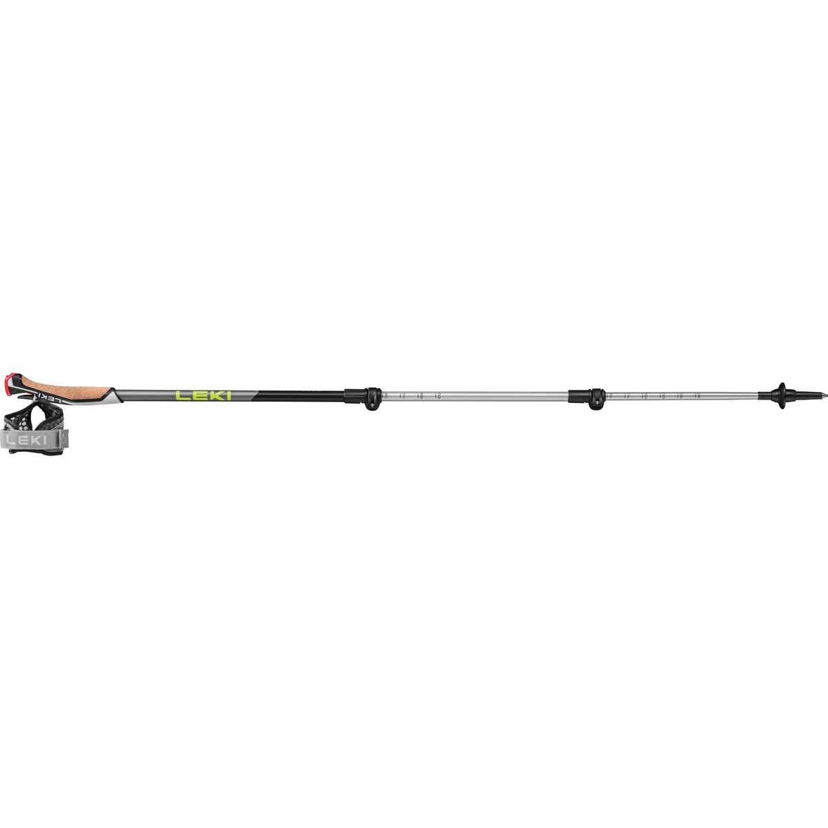 LEKI Traveller Alu black-silvergrey-neonyellow 90 - 130 cm 65326011