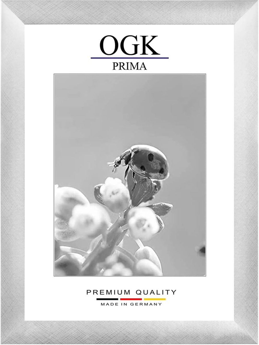 Fotolijst Criss Cross Aluminium - Handgemaakt Multifunctioneel Frame met Anti-Reflecterend Glas - 35 x 40 cm