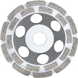 Diewe, Schleifmittel, Diamant Trockenschleifteller Silver Line doppelt 125 x 21 x 22.23 mm