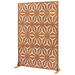 Helloshop26 - Cortenstahl-Sieb 180 x 120 x 40 cm rostfarben