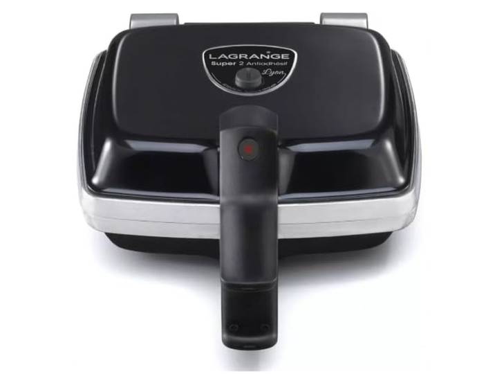 Lagrange croque waffel-waffeln 3 teller 1000w schwarz 039624