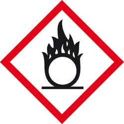 SafetyMarking 21.B1017 GHS-Gefahrenpiktogramm 03 Flamme über Kreis Folie selbstklebend (B x H) 200 mm x 200 mm 1 St.