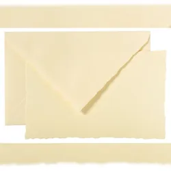 G.Lalo 5x Lalo, Korrespondenzset Mode de Paris, 97x152mm und 100x158mm - Elfenbein 25216L