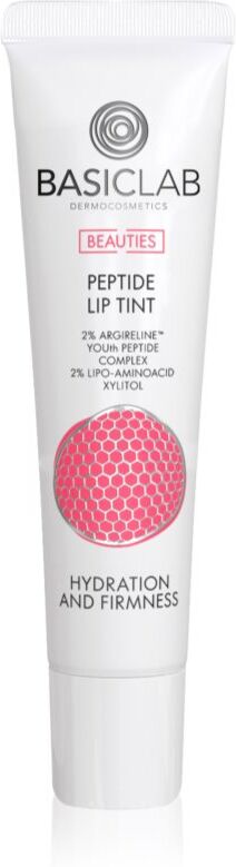 BasicLab Dermocosmetics Beauties gloss lip balm with peptides shade 210 Candy Pink 15 ml