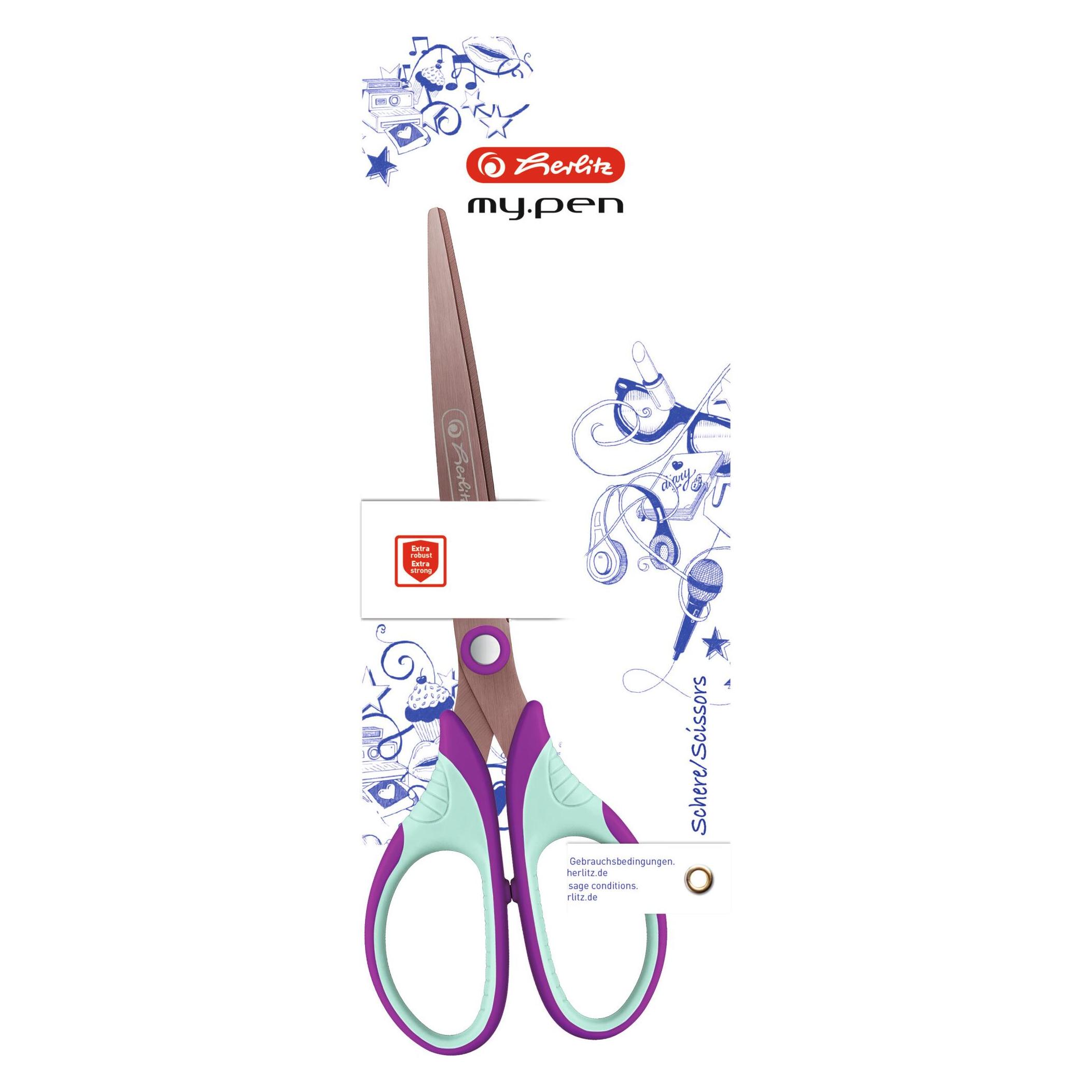 Herlitz Schere my.pen /minze (11 cm) (50046744)
